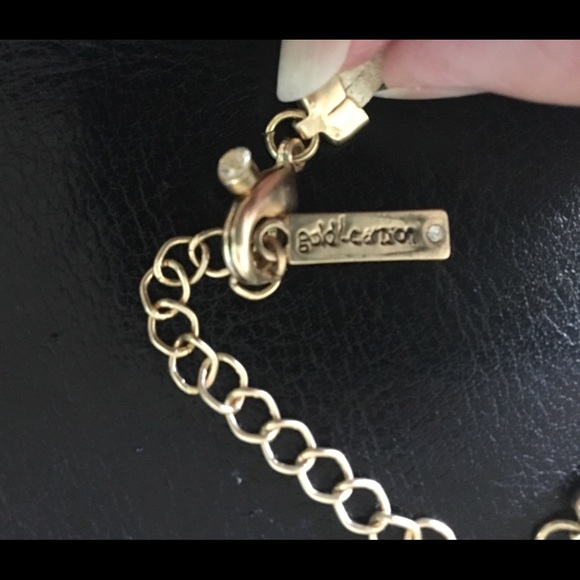 Long Peach Gem Stone Infinity Rope Necklace NWOT - Picture 8 of 8